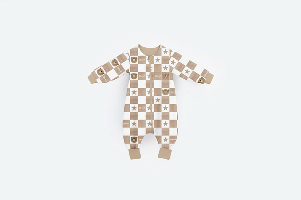 Cotton Sleeping Bag with Legs and Sleeves - Ethereal Bears