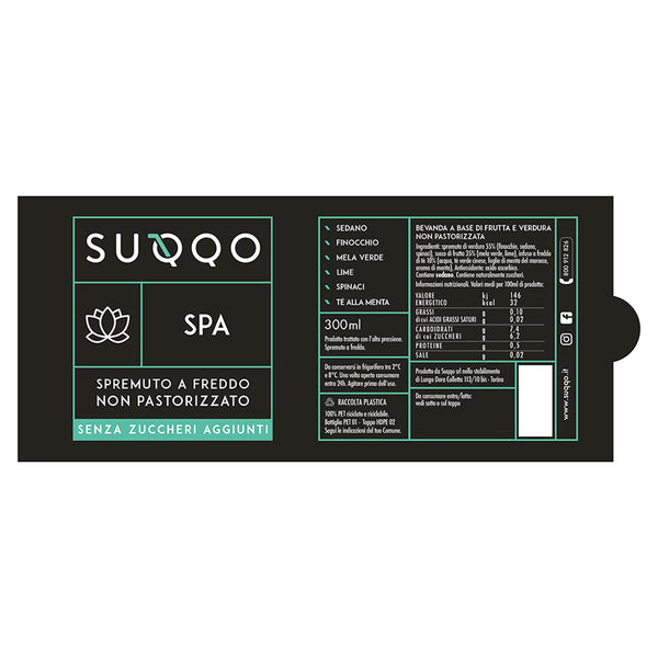 SUQQO SPA rich in Vegetables