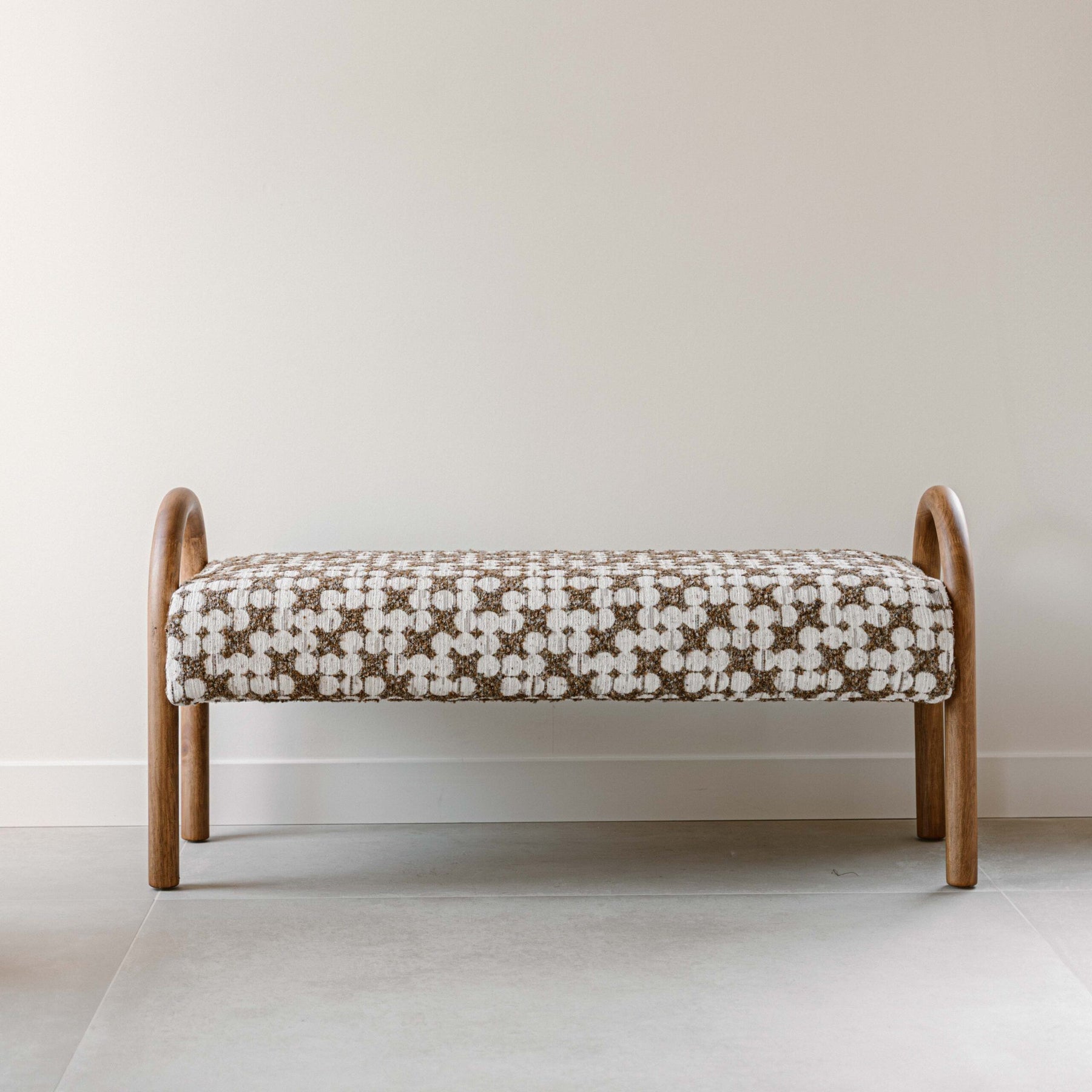 Indore Home - Hilton - Bench - Brown - Beige