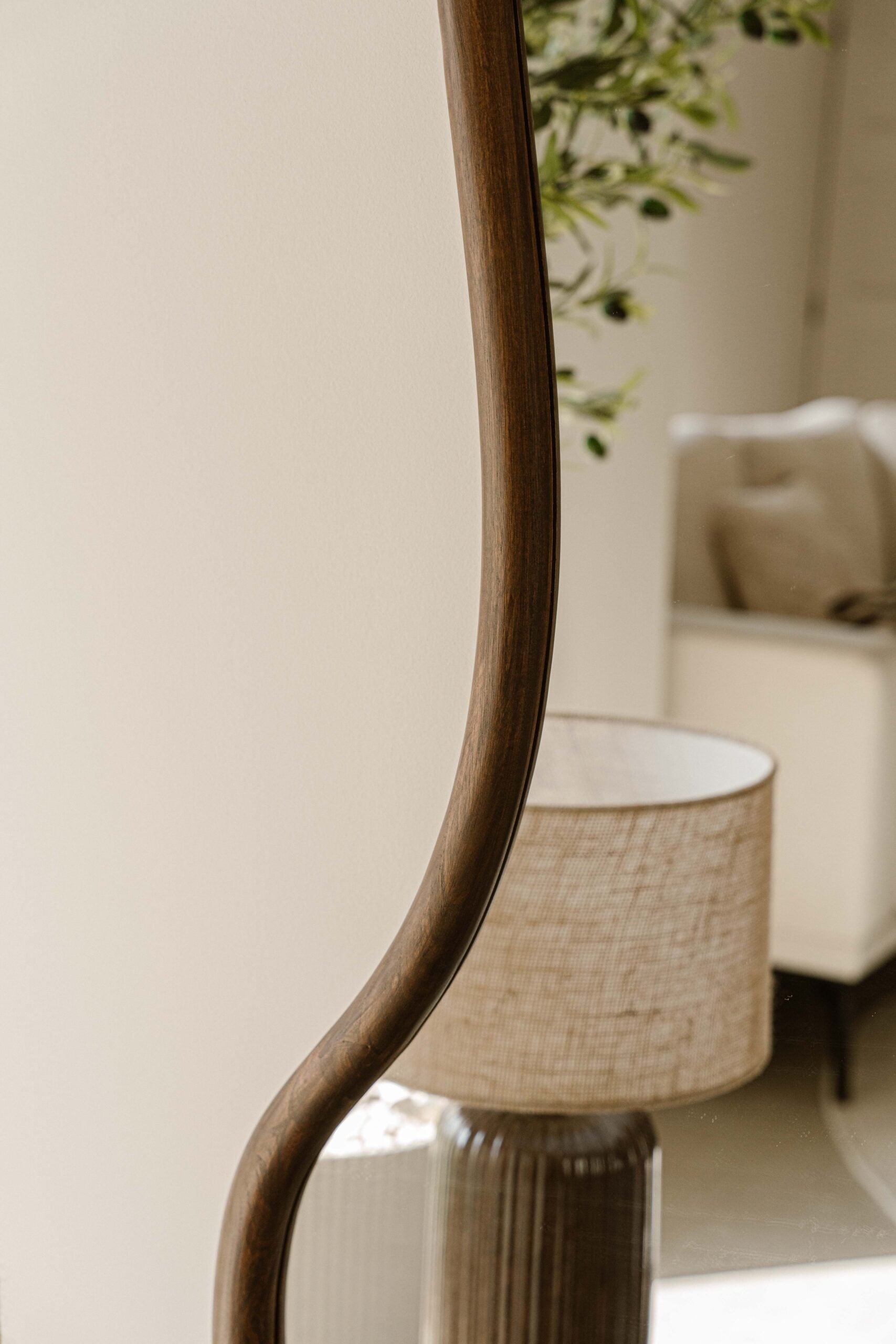 Indore Home Organic Mirror Iris - 170 x 90 cm - Wood