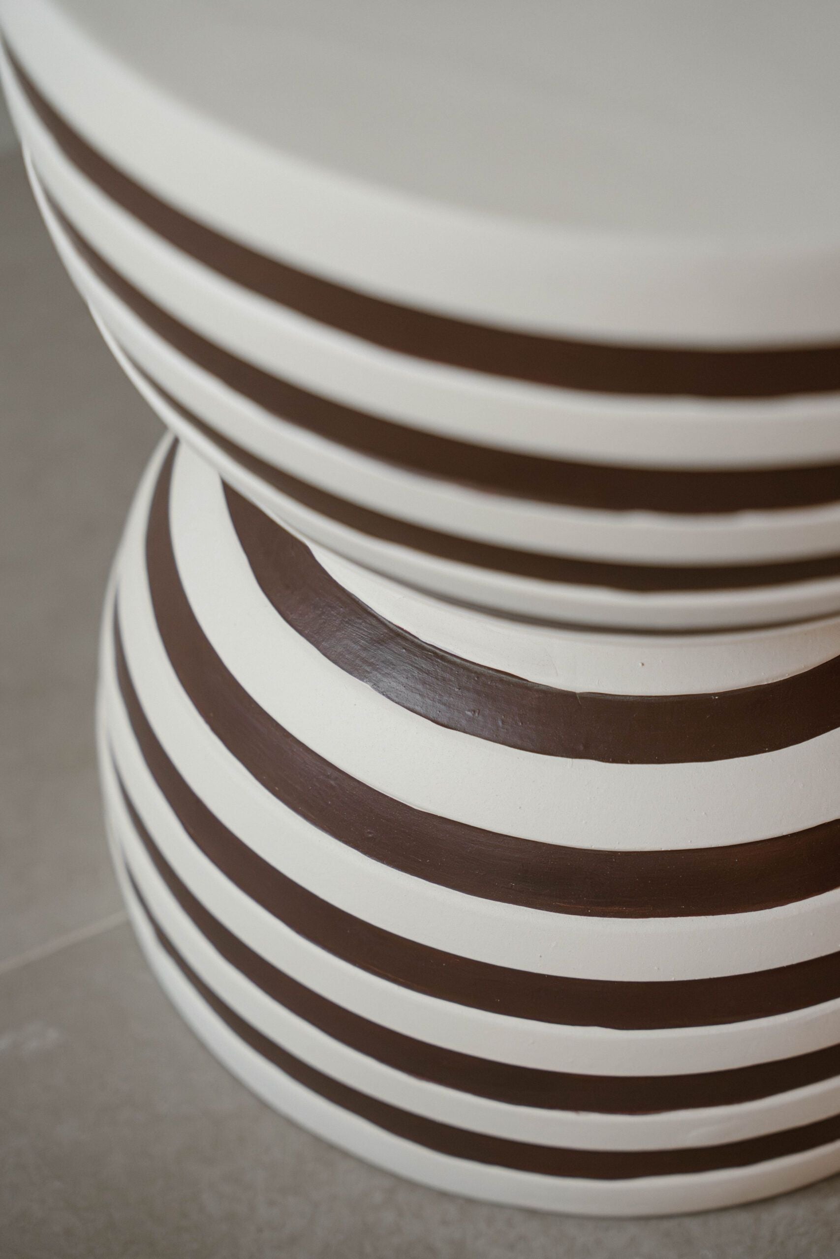 Indore Home - Side Table - Stripe - MgO