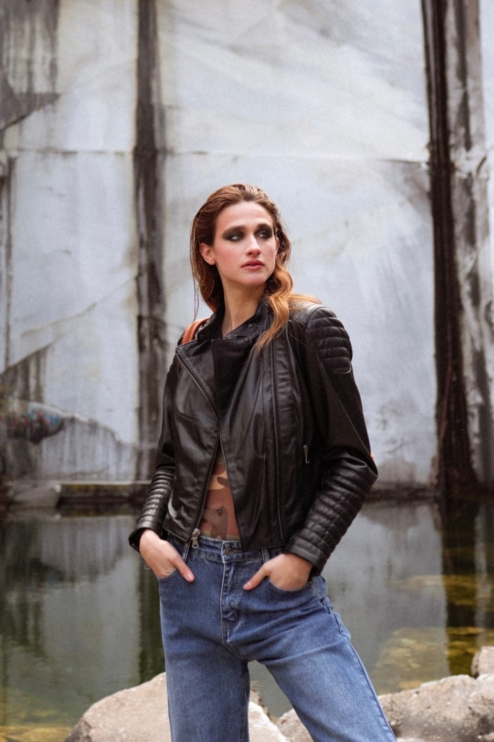 Faby Bike Corto giacca donna 100% vera pelle Made in Italy - Barone Firenze