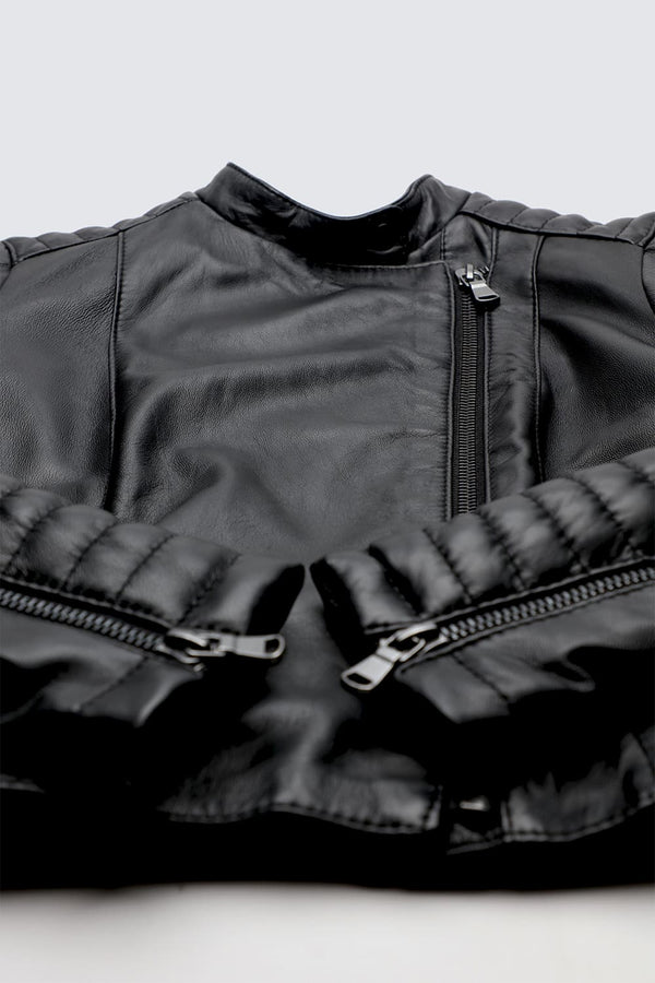 Faby Bike Corto giacca donna 100% vera pelle Made in Italy - Barone Firenze