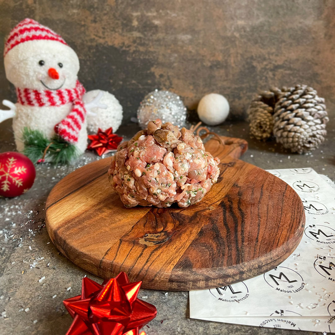 Christmas Guinea Fowl Stuffed with Chestnuts