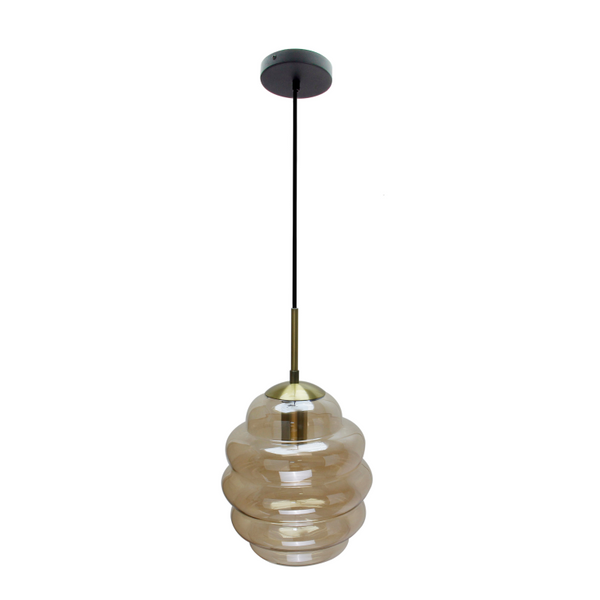 Een strakke zwarte hanglamp die moderniteit uitstraalt. Perfect om een eigentijke sfeer in je interieur te creëren.