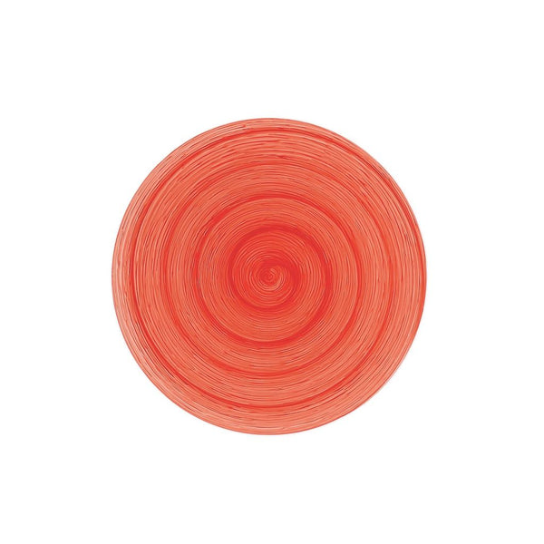 DESSERT PLATE - RED - MEMENTO TABLE VERTIGO