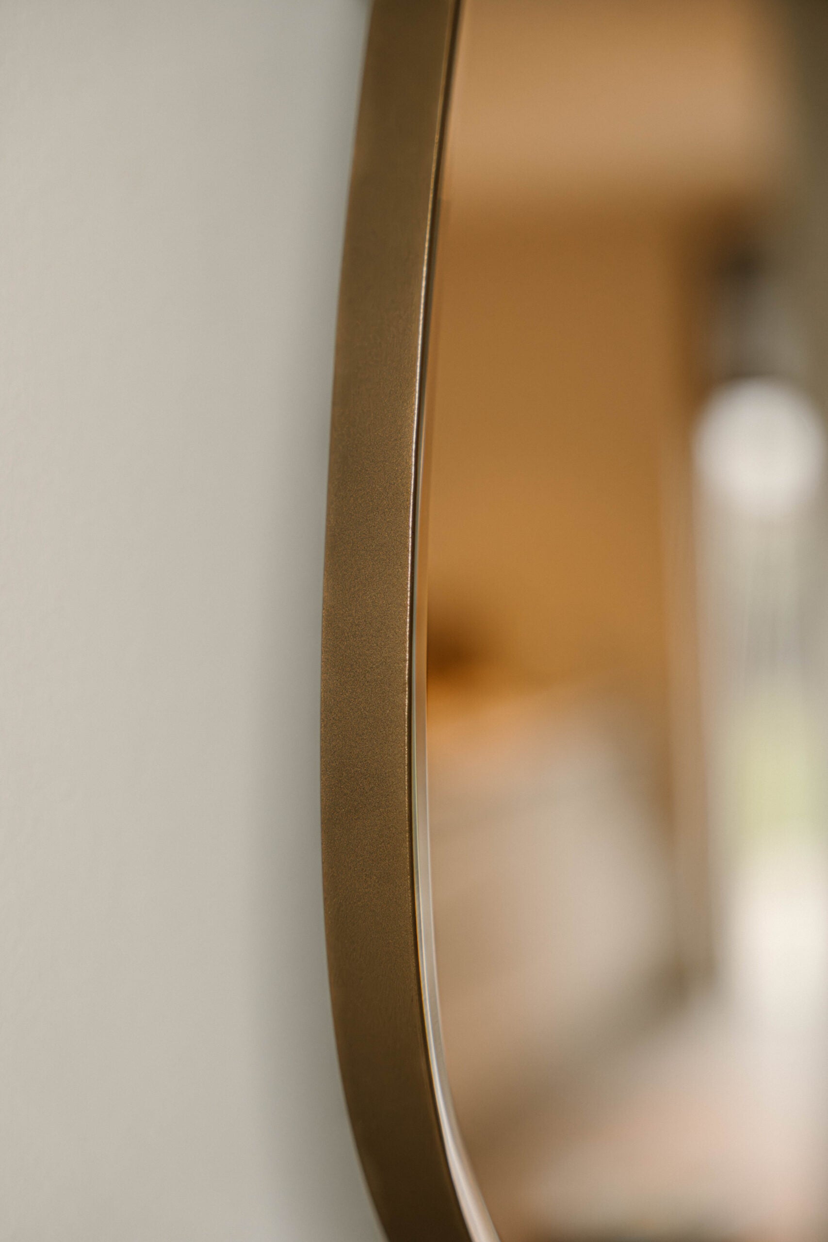 Organic Wall Mirror Rome | Bronze | 90 x 50 cm | Indore Home