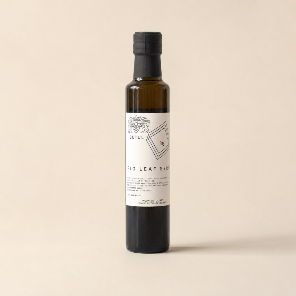 Sirup iz figovih listov Butul 250 ml – studijska fotografija