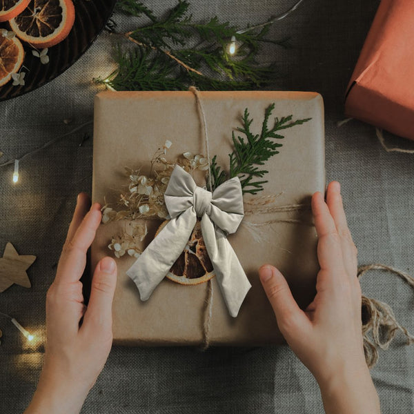 Christmas Blu, Fiocco di Natale Blu per Decorare Porte e Puntale Albero, ,  Arketicom