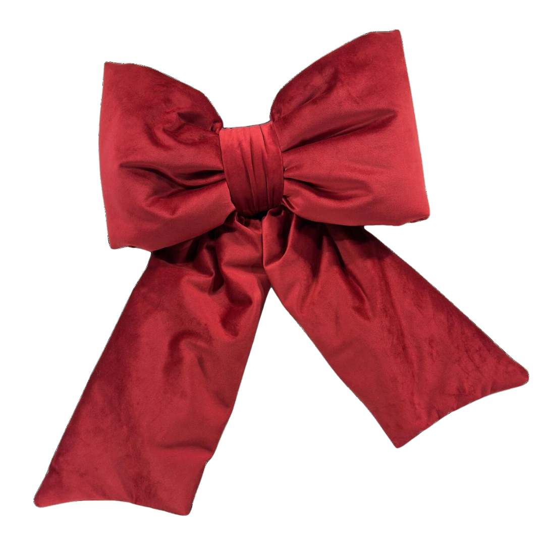 Christmas Rosso, Fiocco di Natale Rosso per Decorare Porte e Puntale Albero, ,  Arketicom