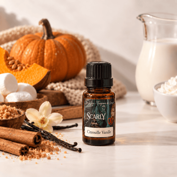 Fiole de Diffusion 30ml Citrouille Vanille Polyvalente | Scarly Shop - Scarly Shop