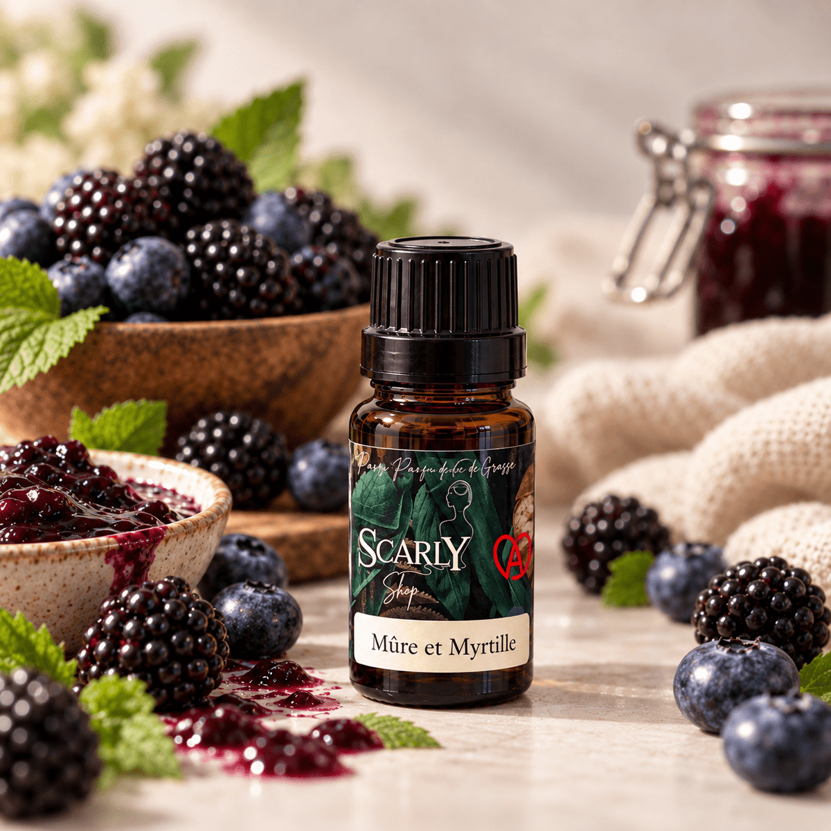 Fiole de Diffusion 30ml Mûre et Myrtilles | Parfum Multi-usages | Scarly Shop - Scarly Shop