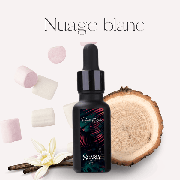 Fiole de diffusion - Nuage blanc - Scarly Shop