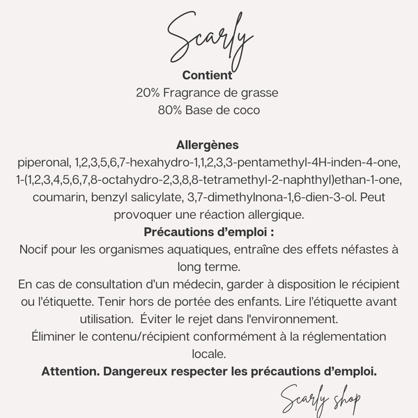 Fiole de diffusion - Scarly - Scarly Shop