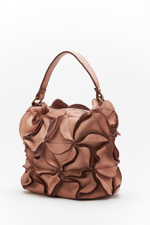 Fiore borsa donna 100% vera pelle Made in Italy - Barone Firenze