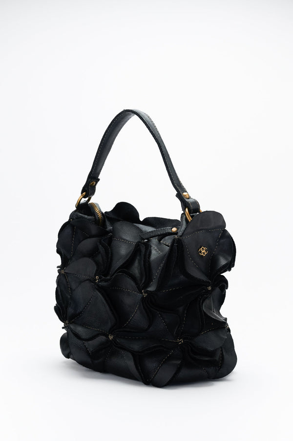 Fiore borsa donna 100% vera pelle Made in Italy - Barone Firenze