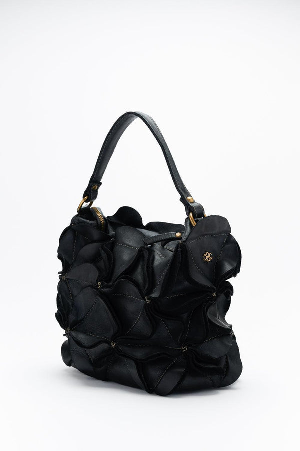 Fiore borsa donna 100% vera pelle Made in Italy - Barone Firenze