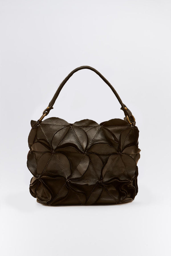 Fiore borsa donna 100% vera pelle Made in Italy - Barone Firenze