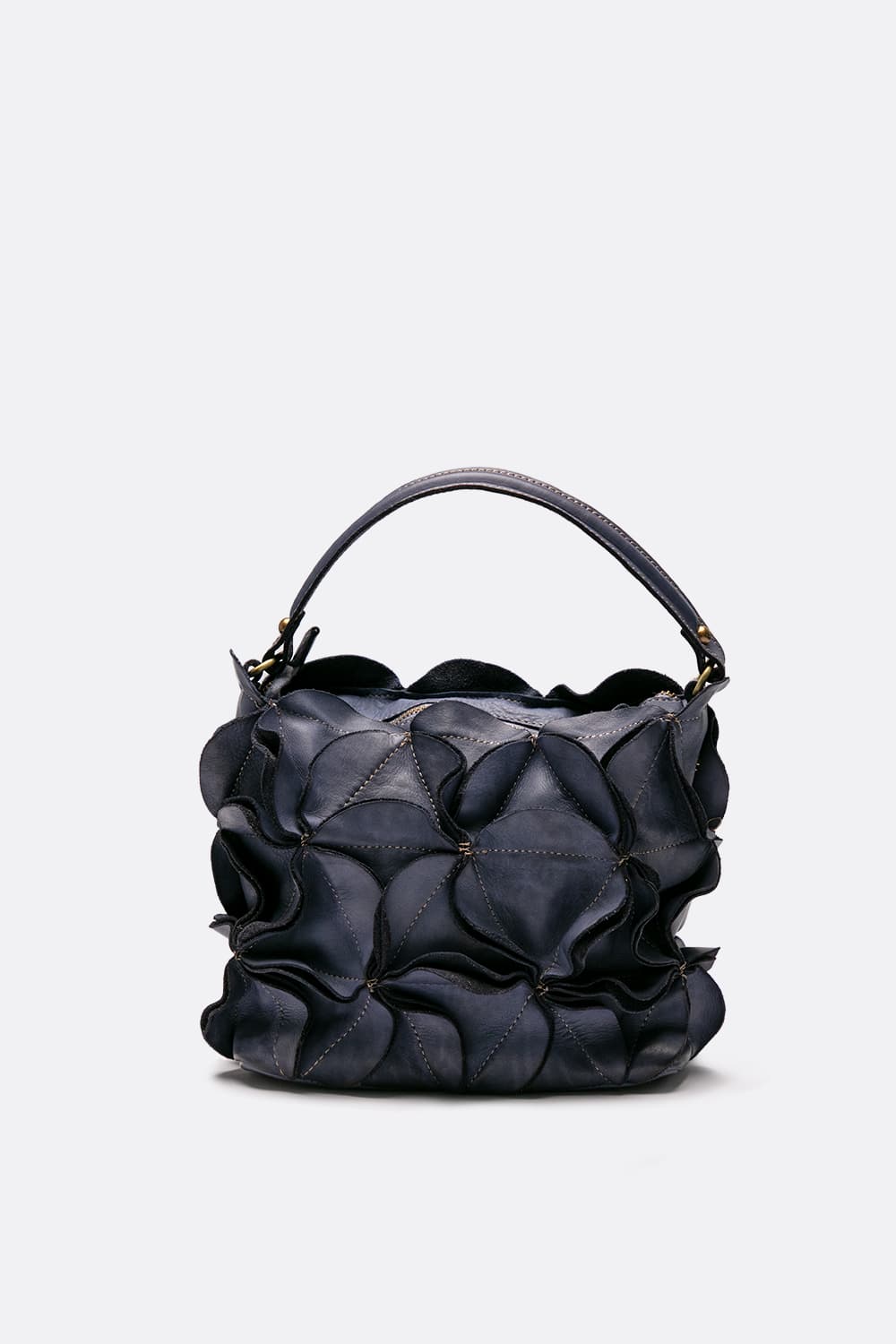 Fiore borsa donna 100% vera pelle Made in Italy - Barone Firenze