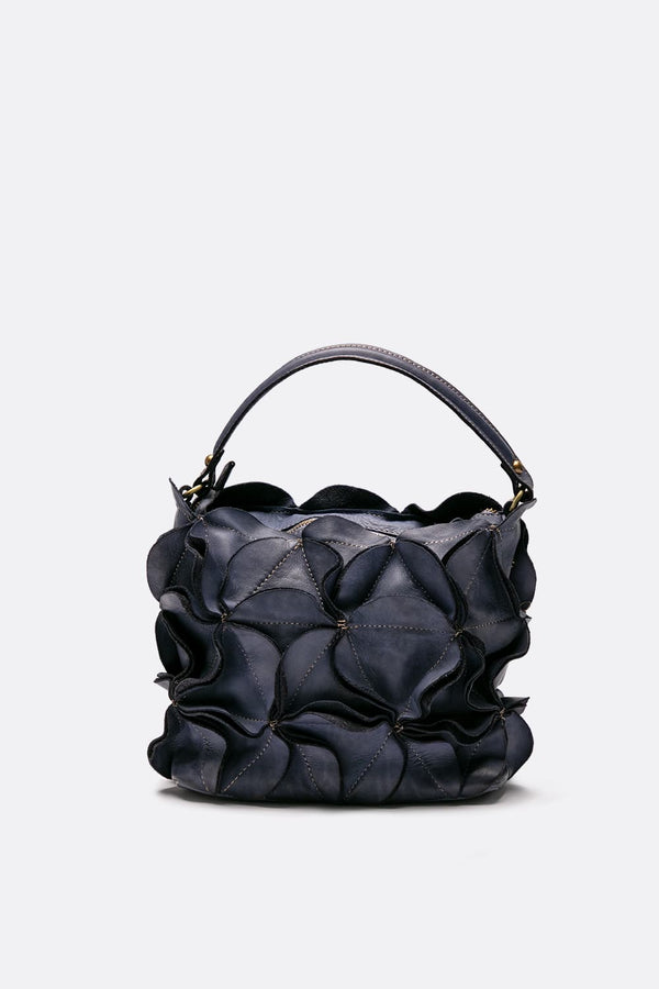 Fiore borsa donna 100% vera pelle Made in Italy - Barone Firenze