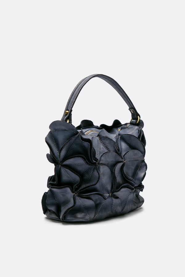 Fiore borsa donna 100% vera pelle Made in Italy - Barone Firenze