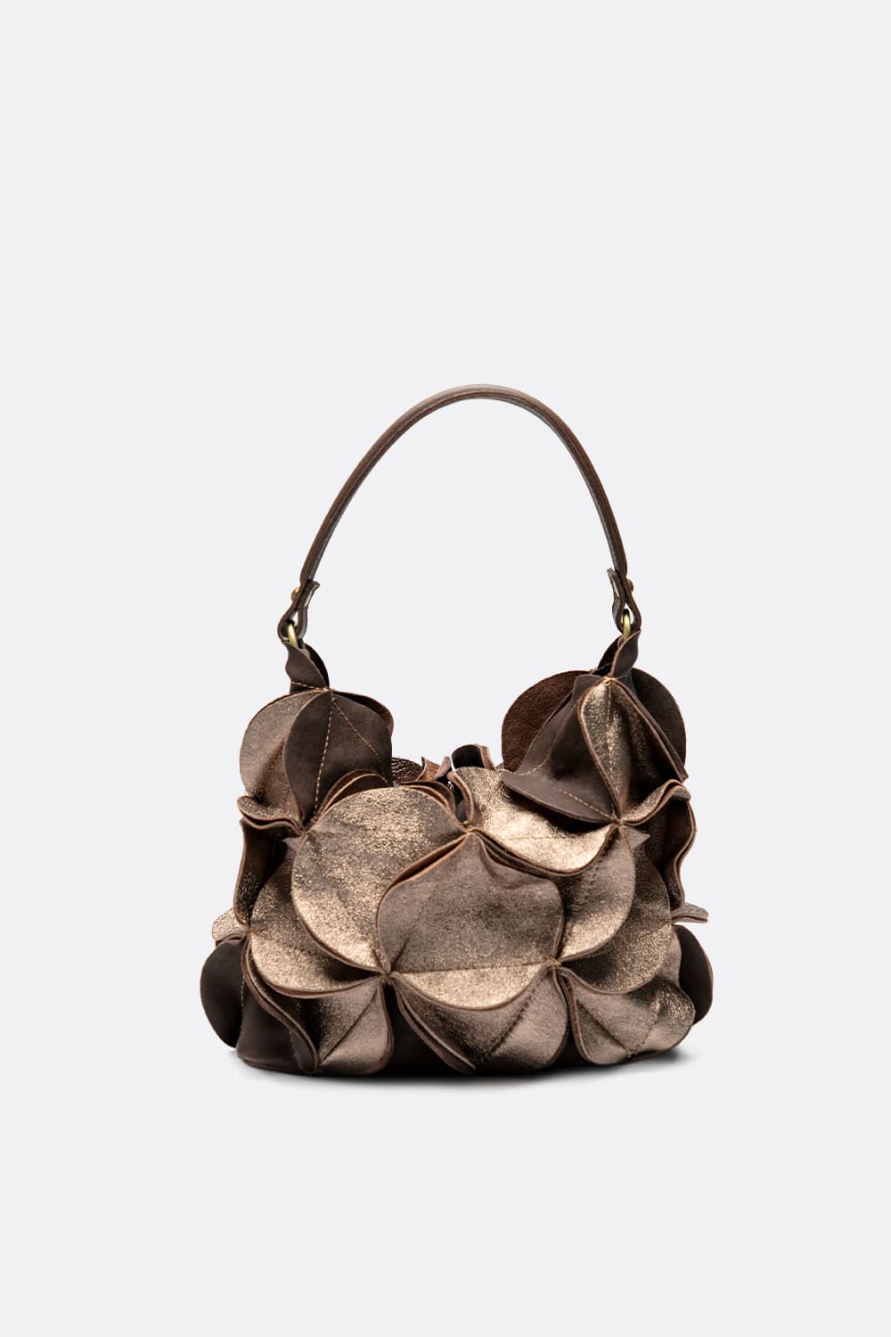 Borsa Fiore Laminata 100% vera pelle Made in Italy - Barone Firenze