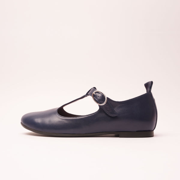 Flami Blue T-Strap Mary Jane