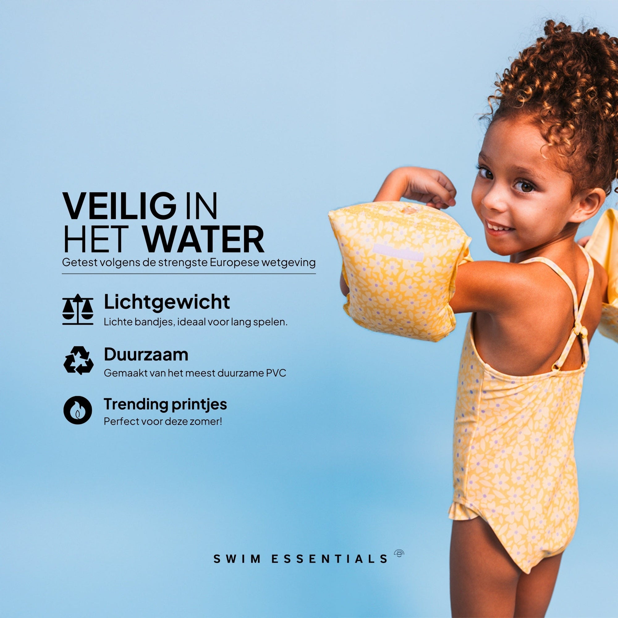 Florish | Yellow Swim Armbands 0-2 Years