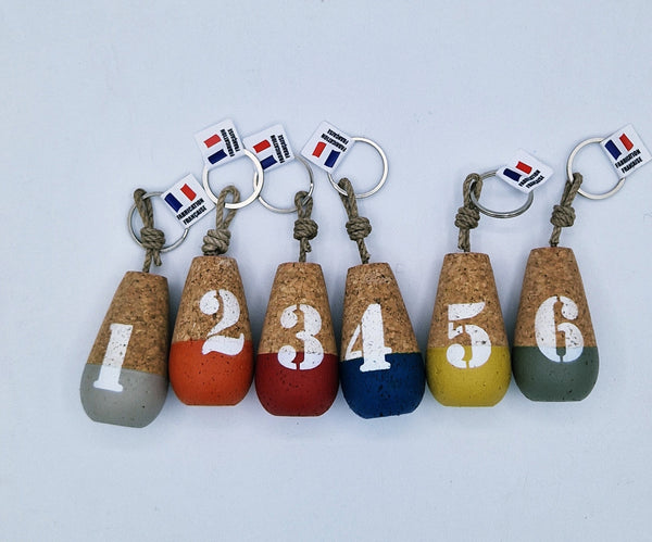 Porte-clés flotteur en liège