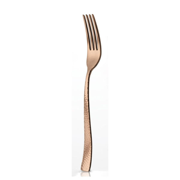 4 Table Forks - Hammered Copper MT15200