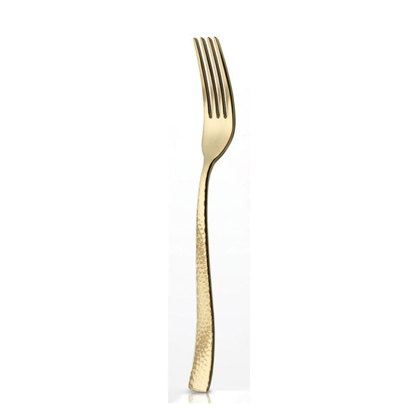 4 Table Forks - Hammered Gold MT15100