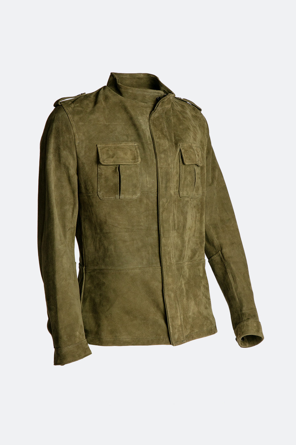 Francesco Camoscio Verde 100% vera pelle Made in Italy - Barone Firenze