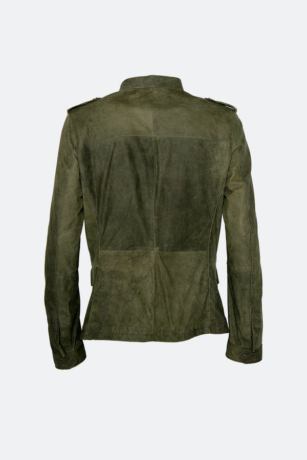 Francesco Oleato Verde 100% vera pelle Made in Italy - Barone Firenze