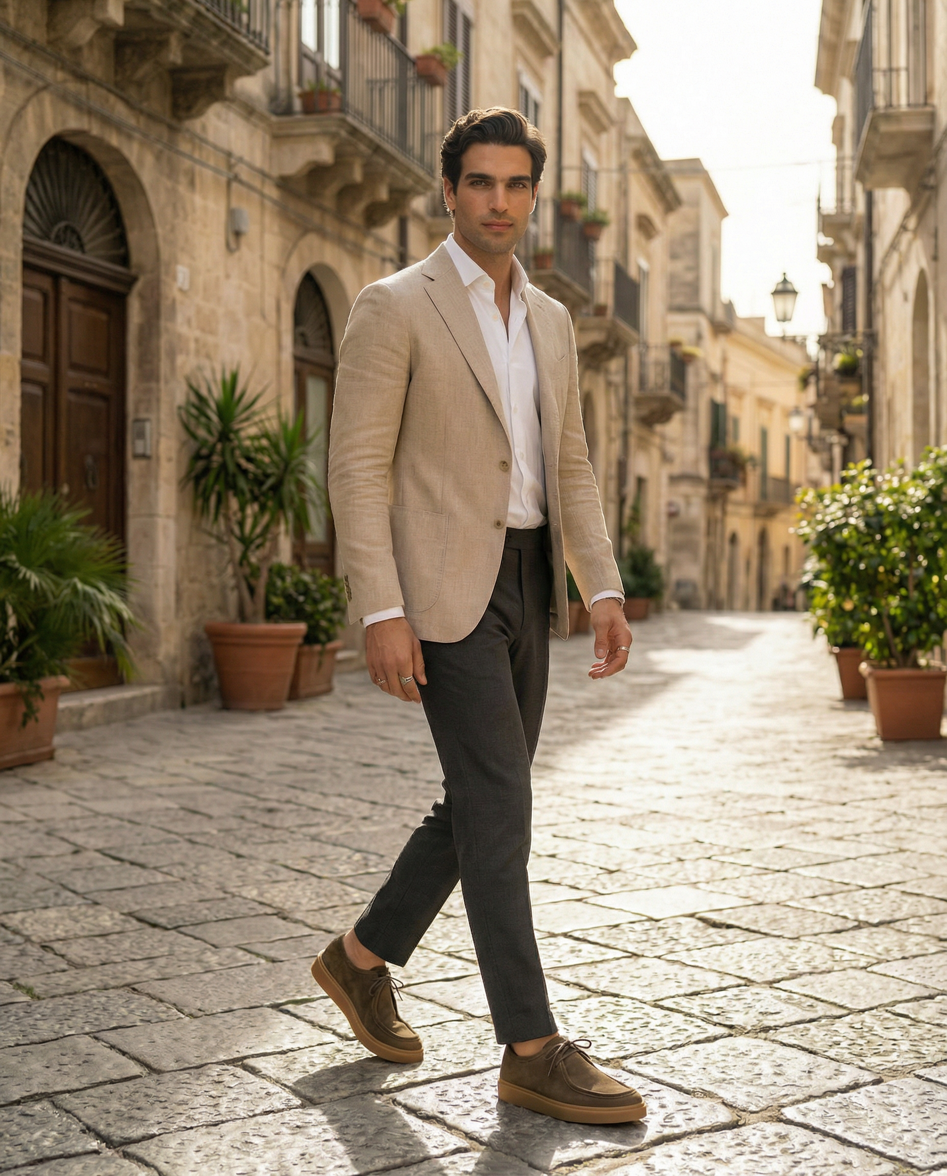 PERUGIA - Brown Suede