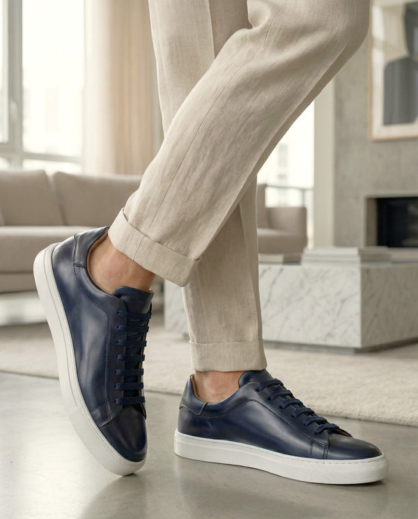 OSTUNI - Navy Abrasivato