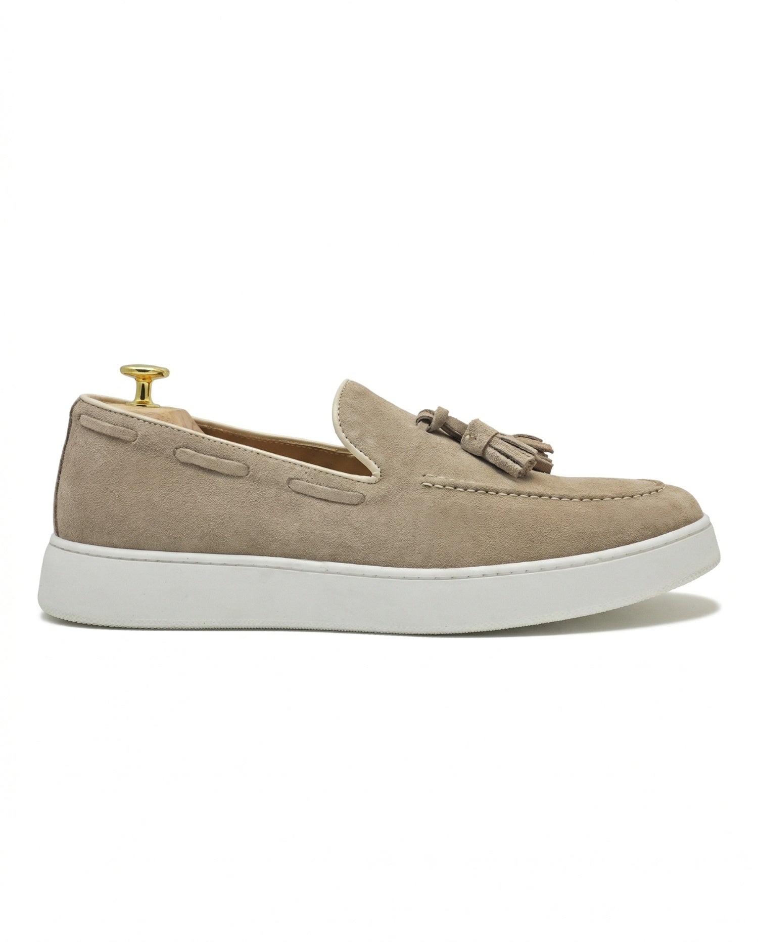 PORTO ROTONDO - Taupe Suede