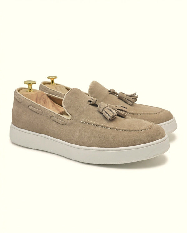 PORTO ROTONDO - Taupe Suede