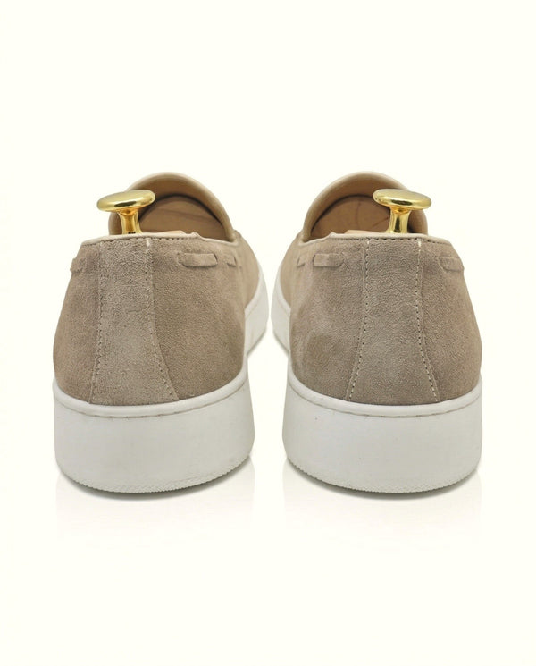 PORTO ROTONDO - Taupe Suede