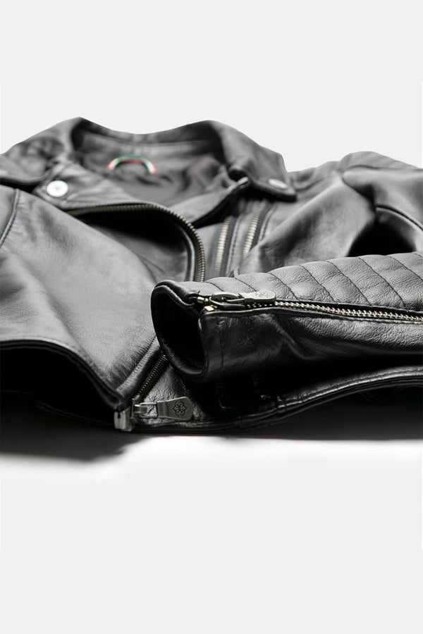 Gaia Bike giacca donna 100% vera pelle Made in Italy - Barone Firenze