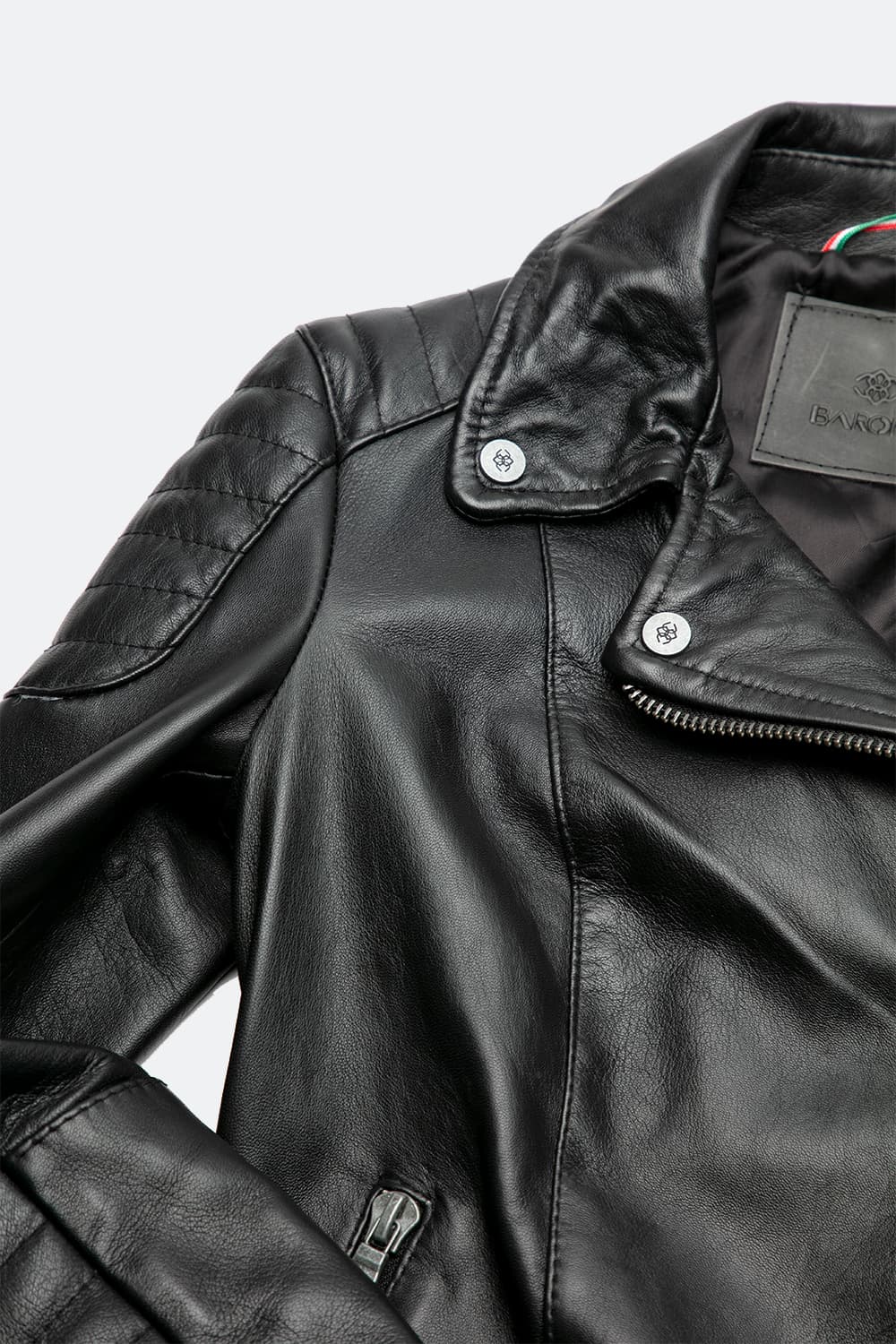 Gaia Bike giacca donna 100% vera pelle Made in Italy - Barone Firenze