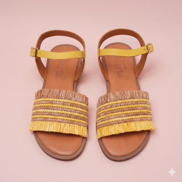 Sandale Jaune Gaia