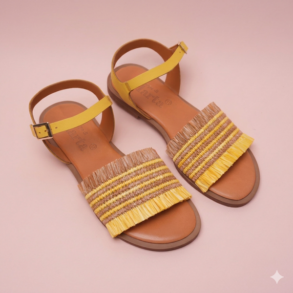 Sandale Jaune Gaia