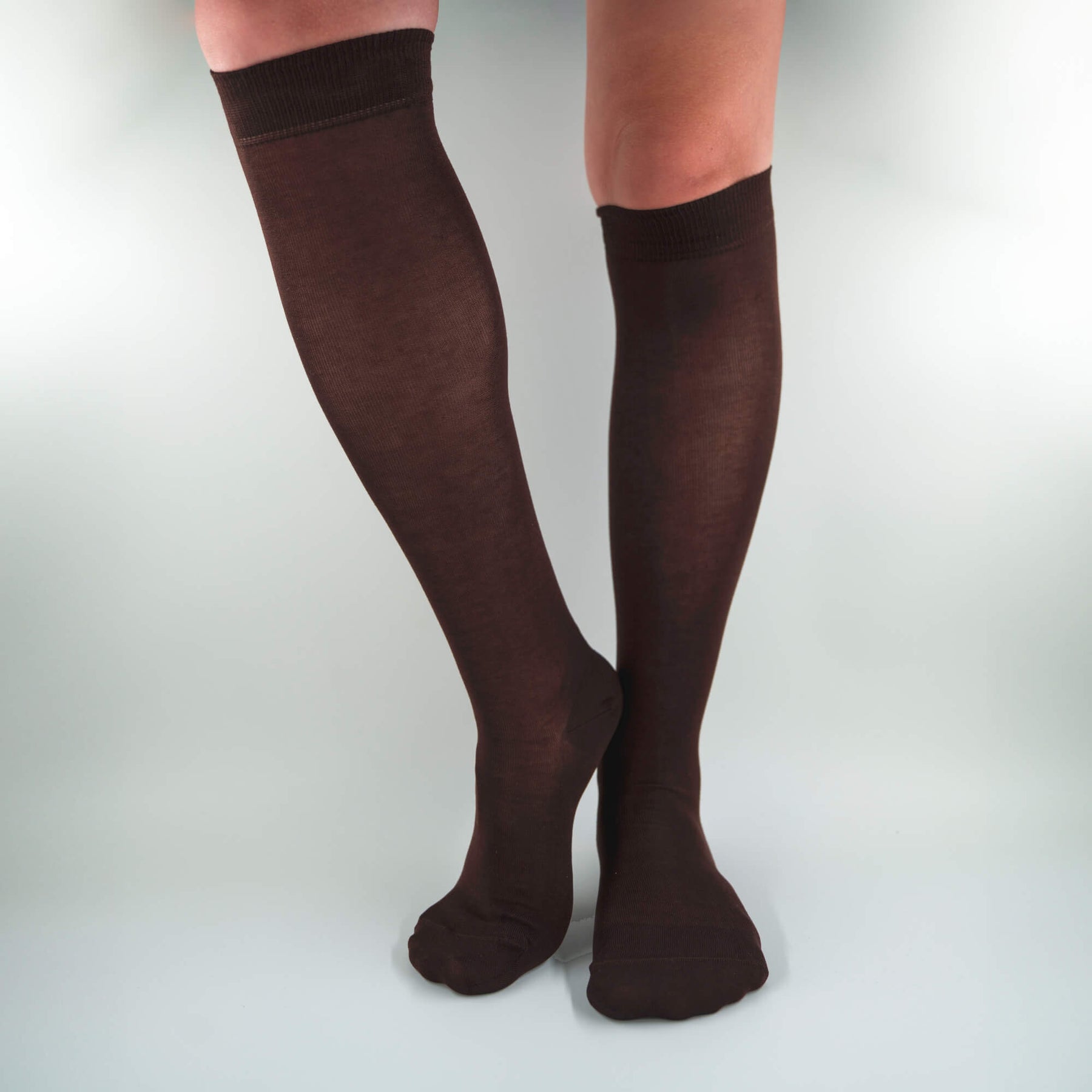 Mercerized Egyptian Cotton Knee-Highs Filoscozia®