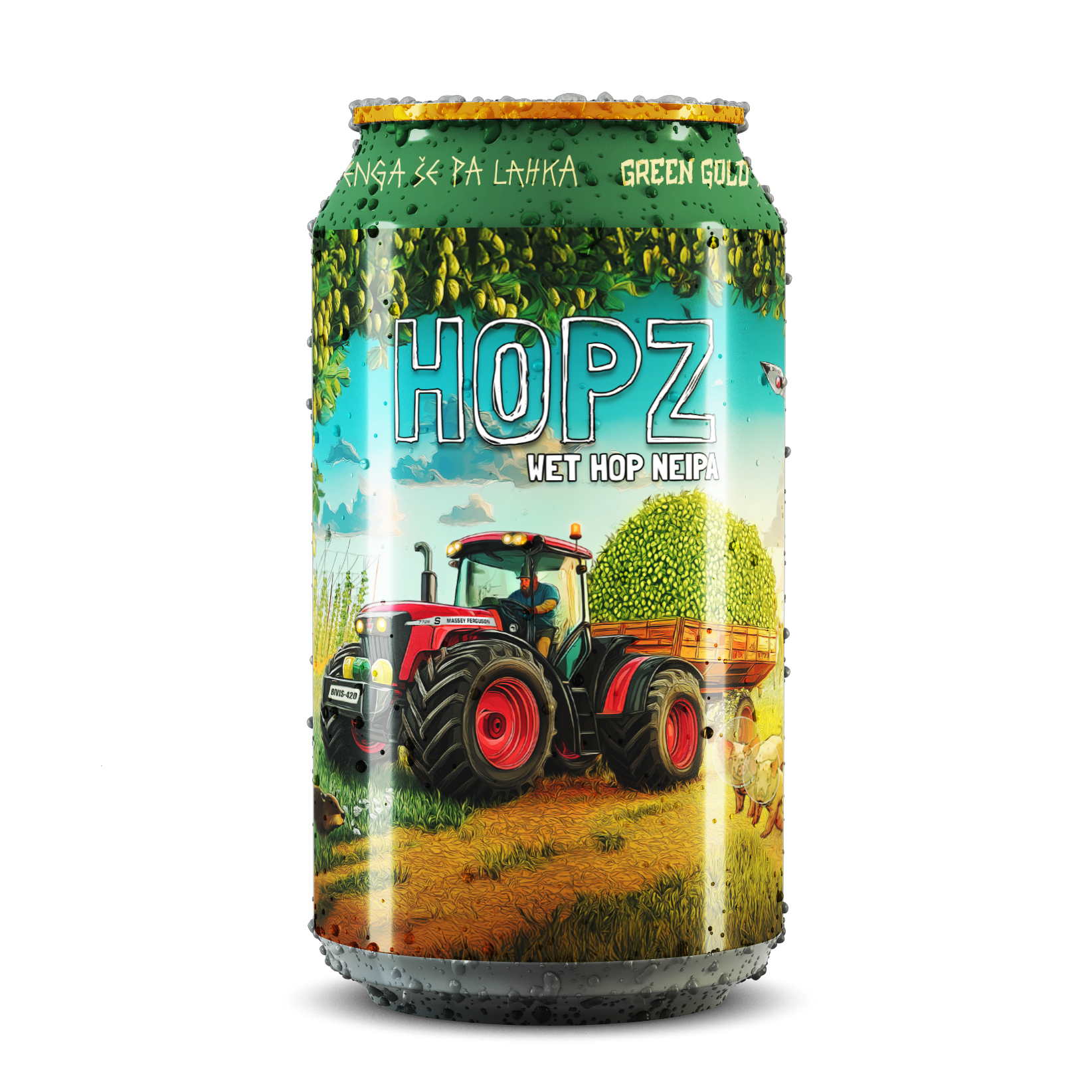 HOPZ 2025 - NEIPA AUX HOUSSES HUMIDES, 5.0% alc.