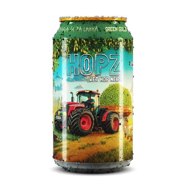 HOPZ 2025 - NEIPA AUX HOUSSES HUMIDES, 5.0% alc.