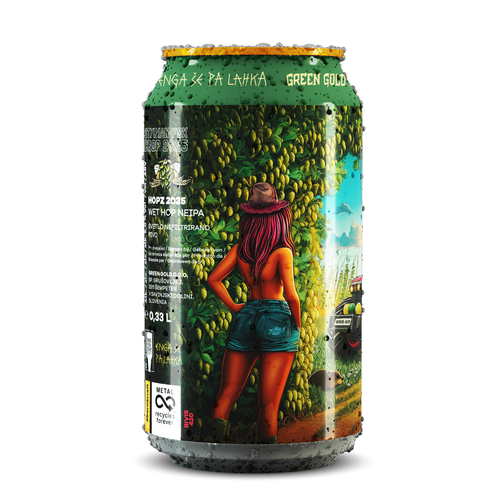 HOPZ 2025 - NEIPA AUX HOUSSES HUMIDES, 5.0% alc.