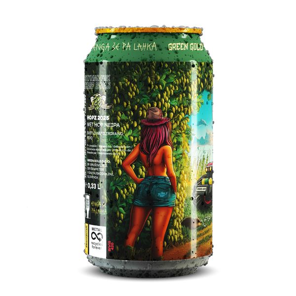 HOPZ 2025 - NEIPA AUX HOUSSES HUMIDES, 5.0% alc.