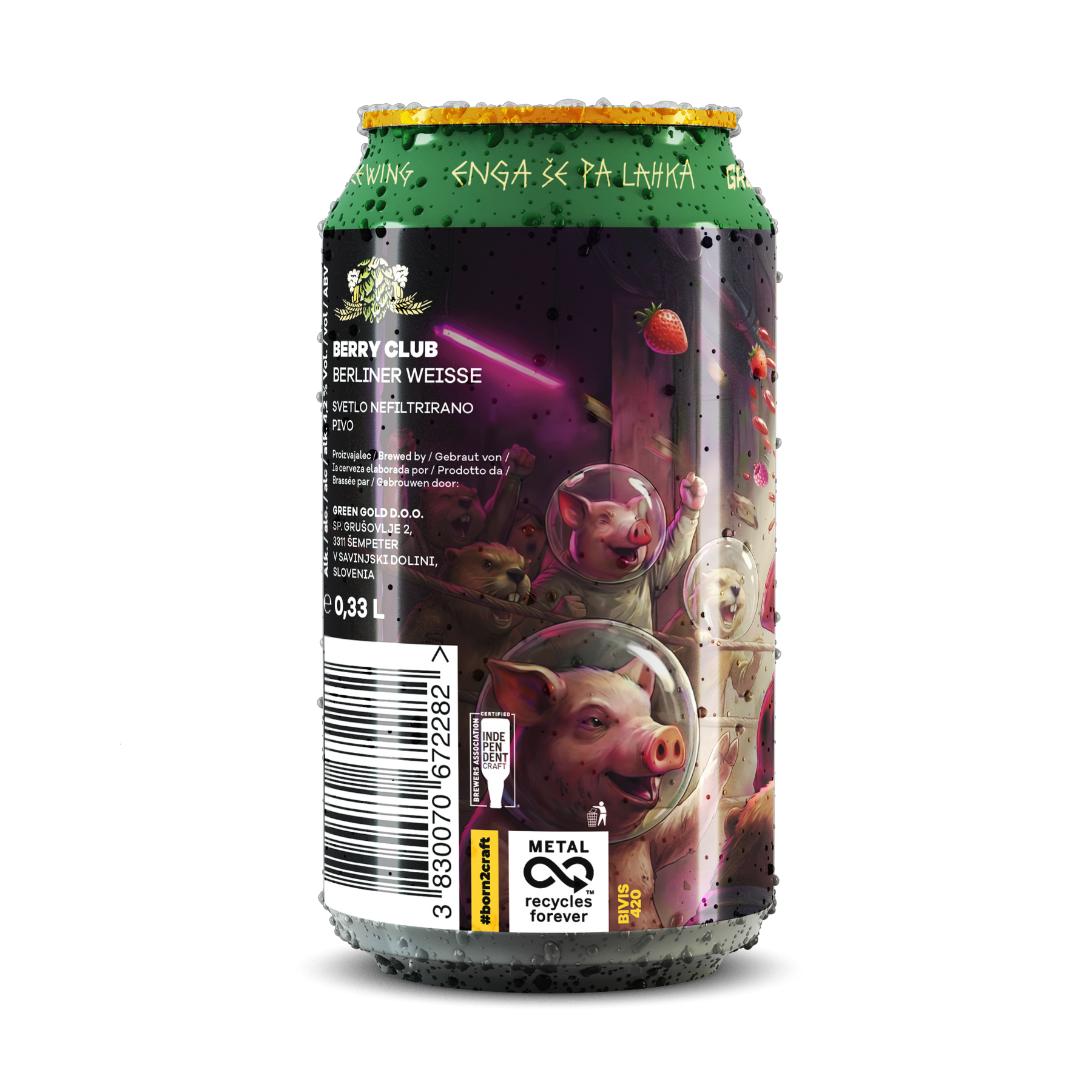 BERRY CLUB - BERLINER WEISSE, 4.2% alc.
