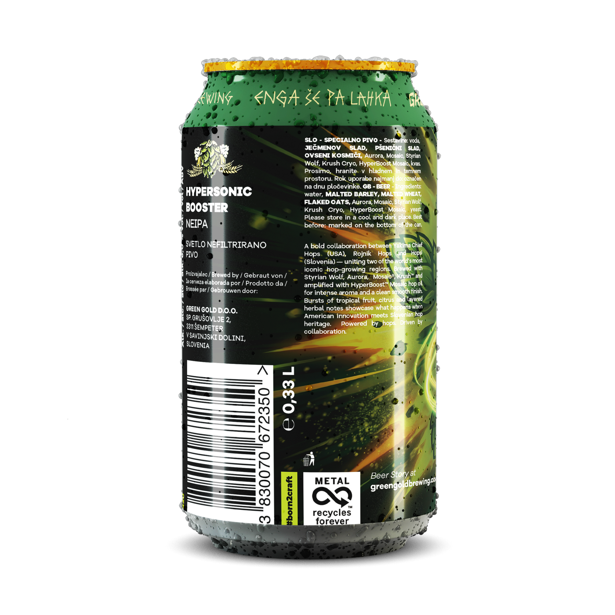 HYPERSONIC BOOSTER - NEIPA, 6.0% alc.