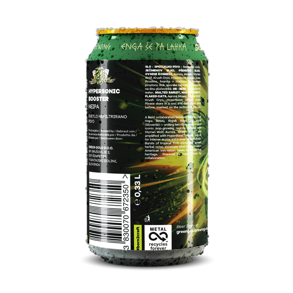 HYPERSONIC BOOSTER - NEIPA, 6.0% alc.